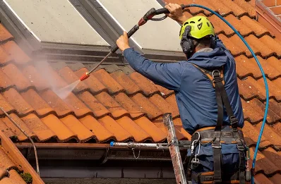 Démoussage et hydrofuge de toiture à Glénouze